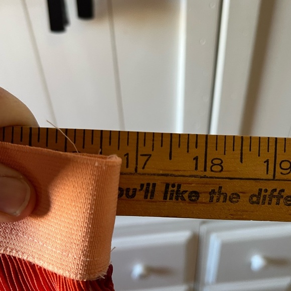 Notations Pink and Red Pleated Maxi Skirt - Picture 9 of 9